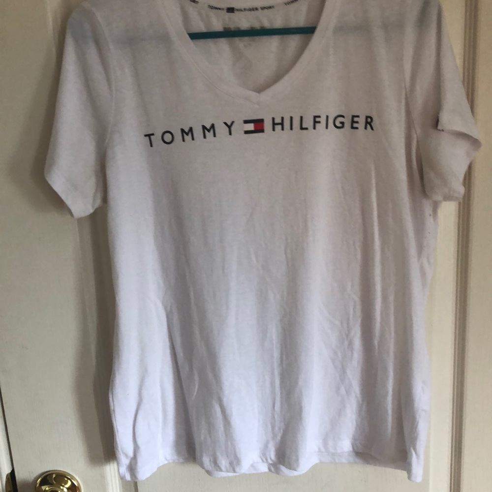 Tommy Hilfiger white Tshirt worn once